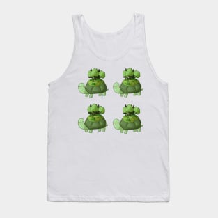 Cute turtle island pack Tank Top